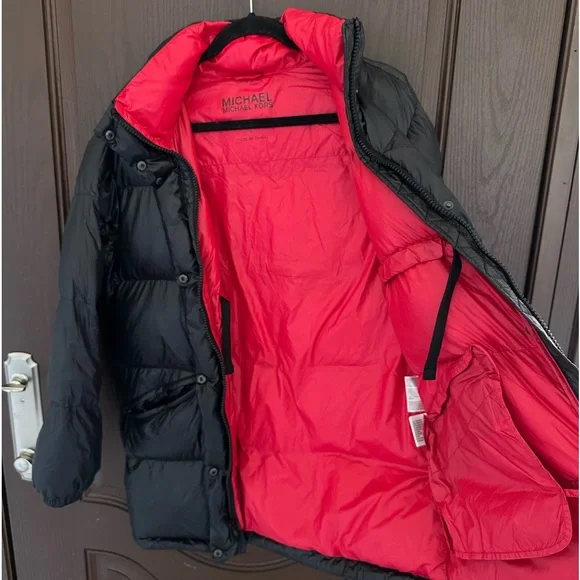 Michael Michael Kors Women's Black Puffer Coat Jacket